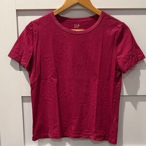 Gap - Organic Cotton VintageSoft T-Shirt - Beet Purple - XS Petite